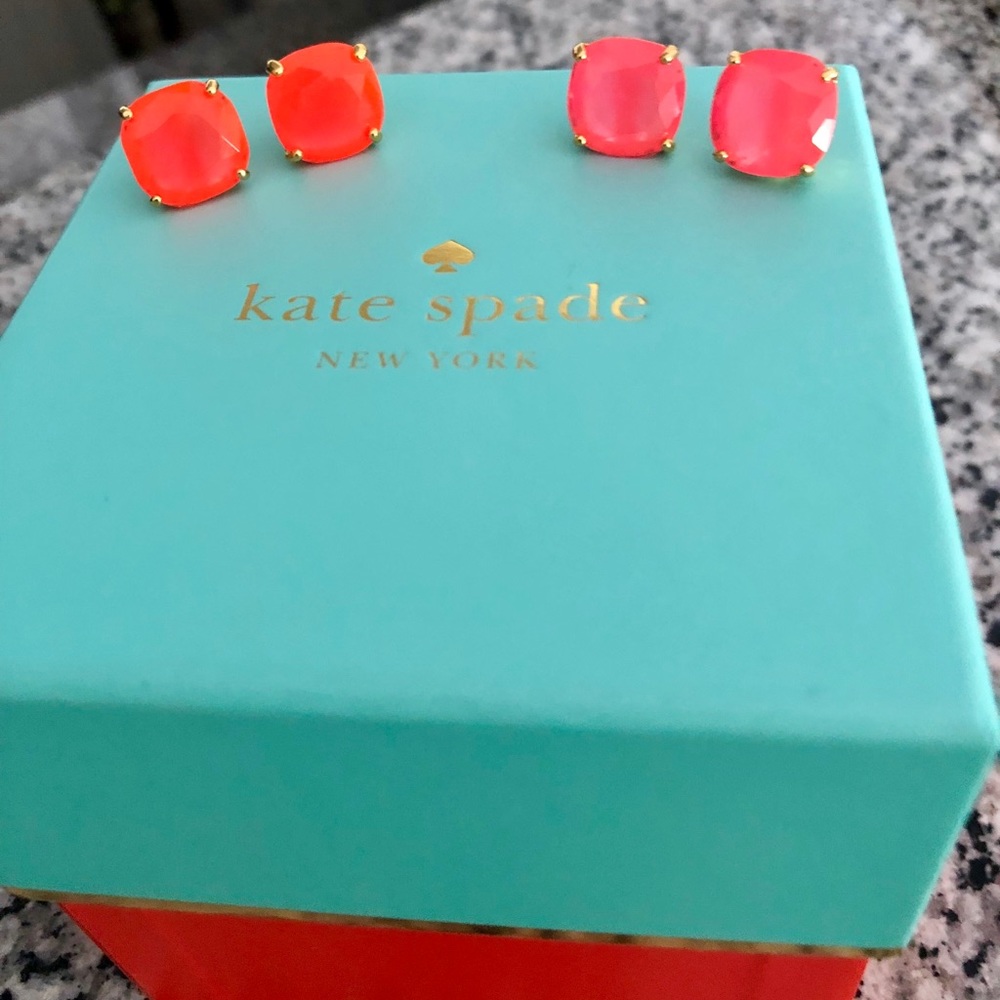 Kate Spade square stud earrings